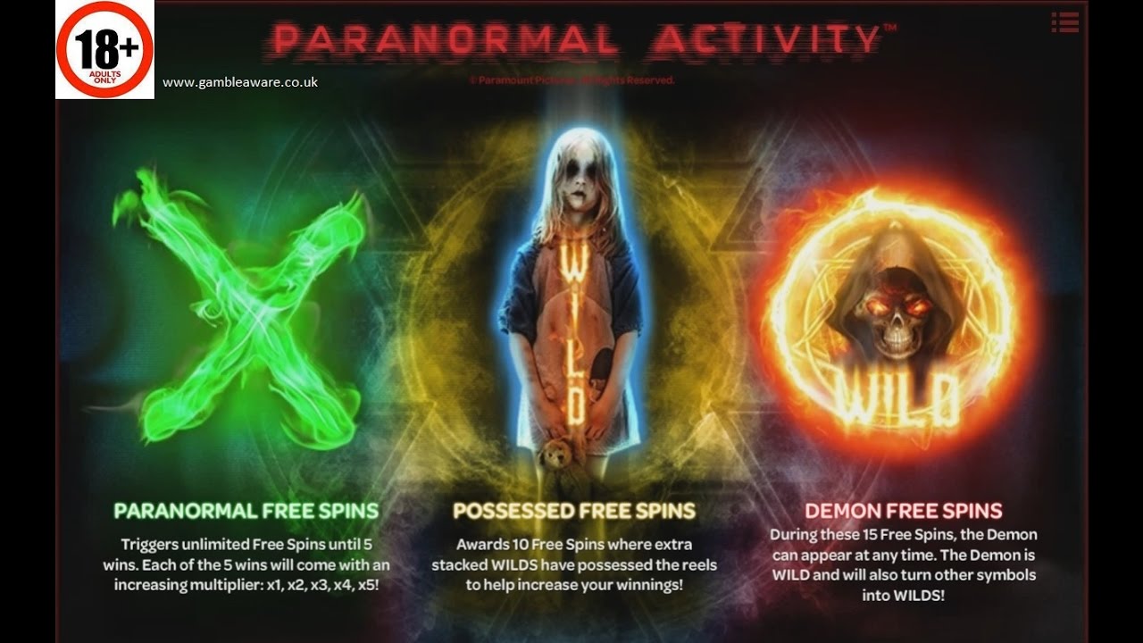 Paranormal Activity slot game at HappyLuke Vietnam online casino